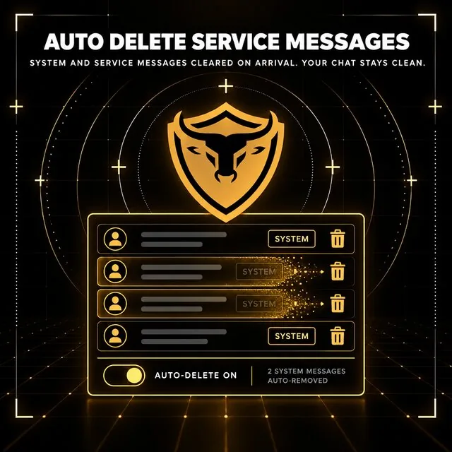 Auto-Delete Service Messages